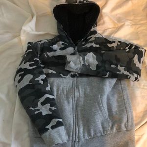 Boys Lee Brand lined hoodie